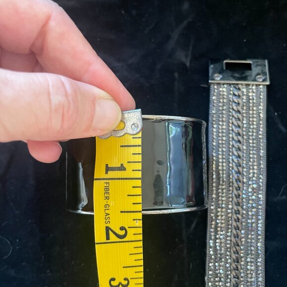 Bundle of fun bracelets, gunmetal, black and silver - Picture 12 of 14